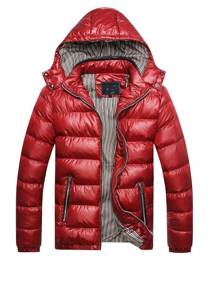 DAMIAN | KURTKA Z KAPTUREM Z IZOLACJĄ